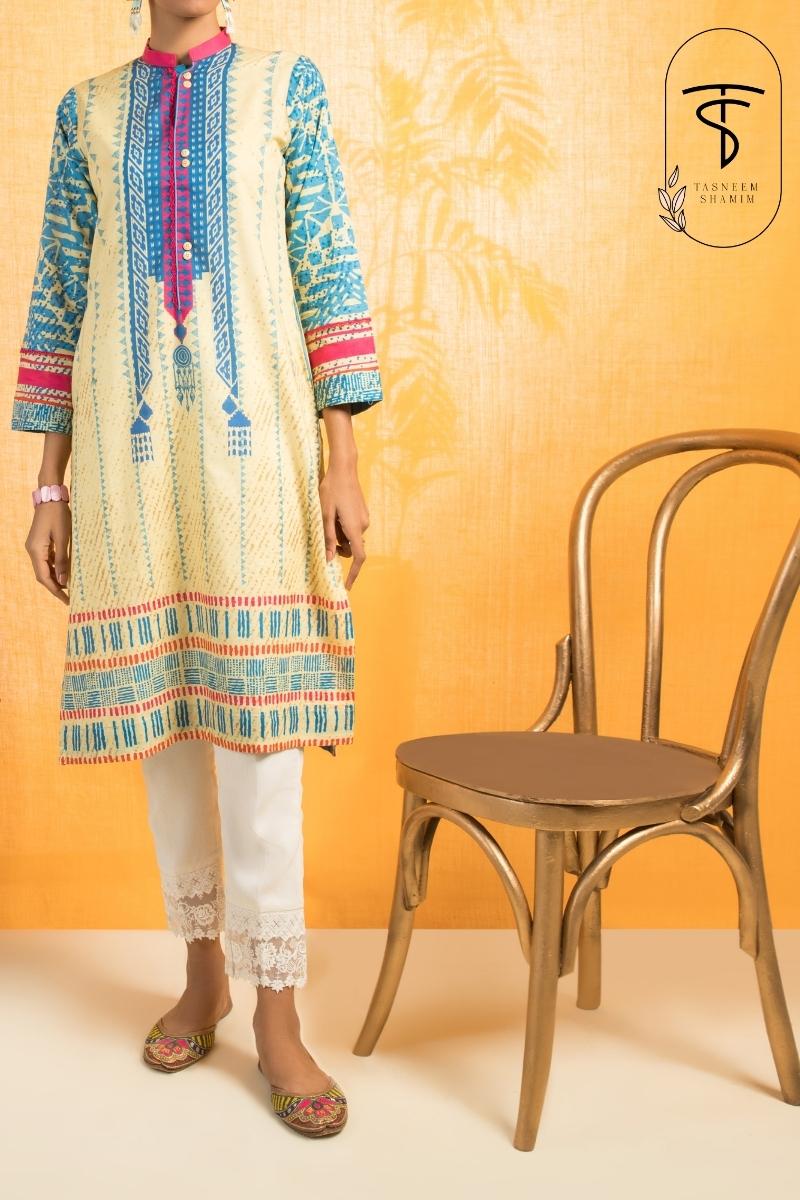 Premium Lawn Shirt (Stitched)-Digital Printed
