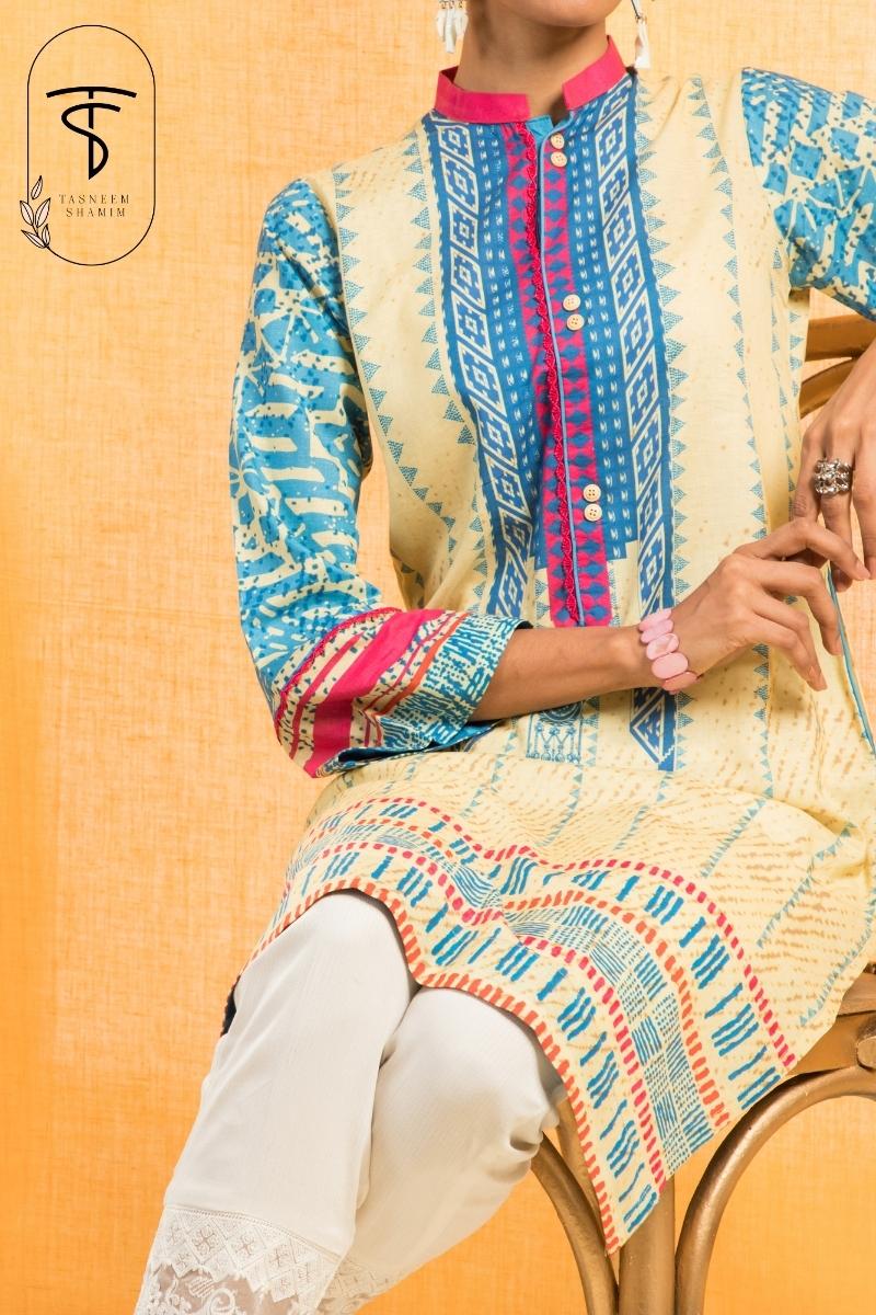 Premium Lawn Shirt (Stitched)-Digital Printed