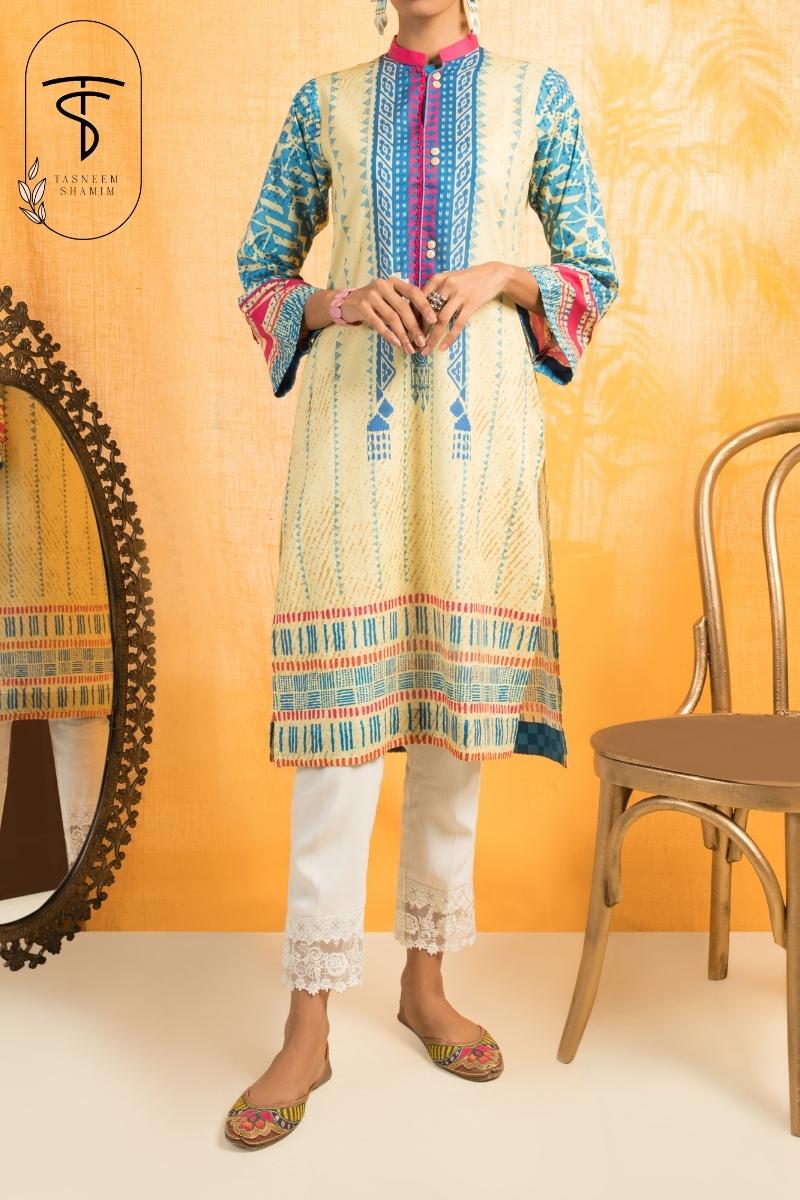 Premium Lawn Shirt (Stitched)-Digital Printed