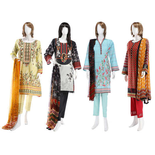 LADIES FLORAL LAWN COLLECTION: DRESS TO IMPRESS