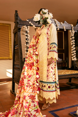 3 Piece Embroidered Lawn Suit - Parizad Eid Exclusive