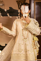 3 Piece Embroidered Lawn Suit - Zeba Eid Exclusive