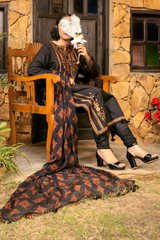 3 Piece Embroidered Lawn Suit - Shahnaz Eid Exclusive