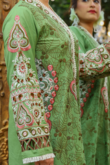 3 Piece Embroidered Lawn Suit - Feroza Eid Exclusive