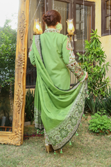 3 Piece Embroidered Lawn Suit - Feroza Eid Exclusive