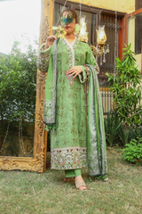 3 Piece Embroidered Lawn Suit - Feroza Eid Exclusive