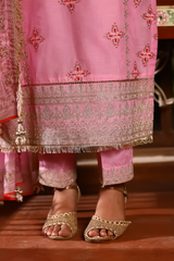 3 Piece Embroidered Lawn Suit - Jahanara Eid Exclusive