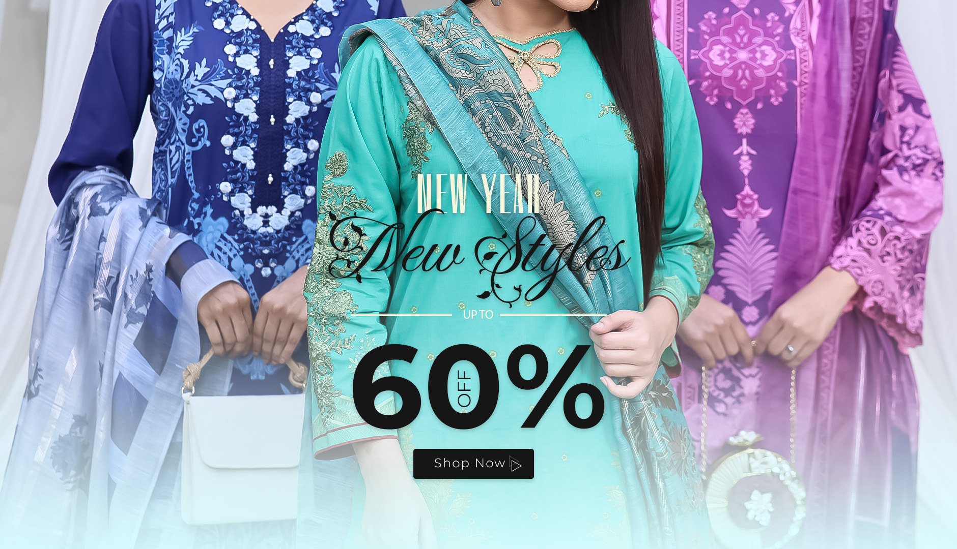 Unstitched Sale 60% Off on Women Dress 3 PC