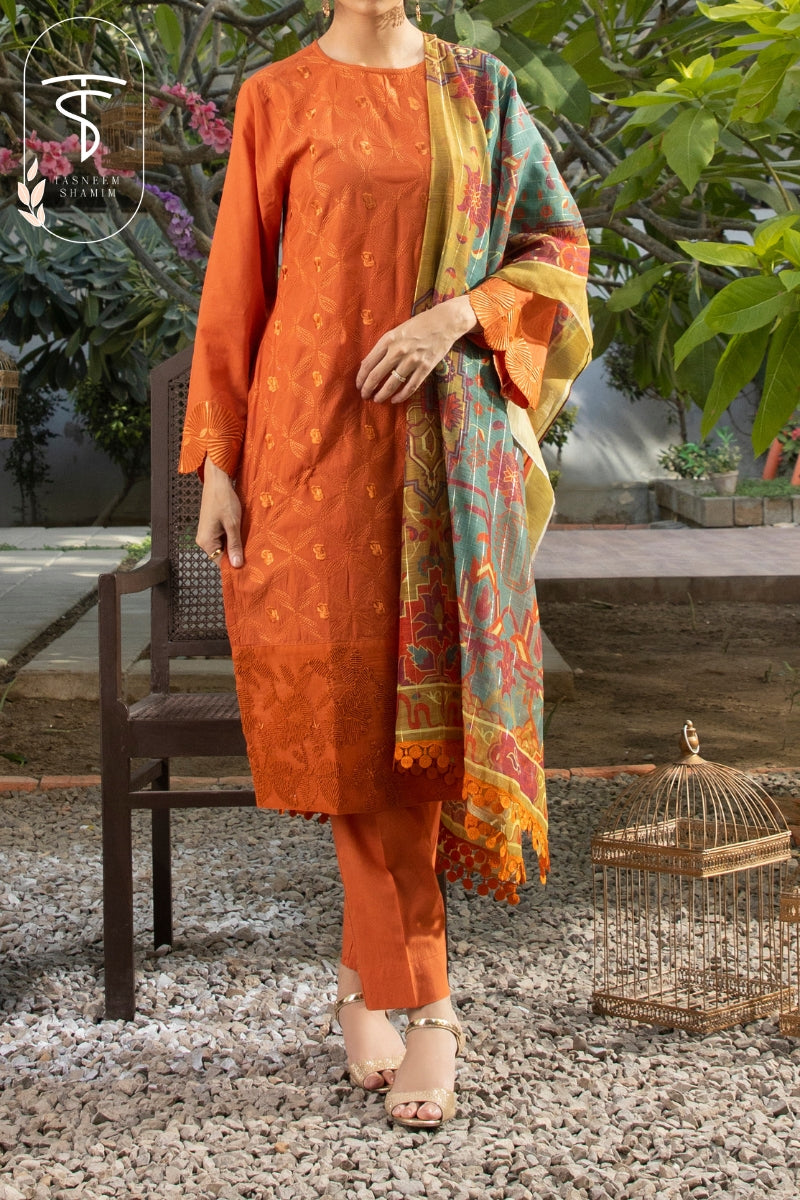 3 piece lawn suit unstitched