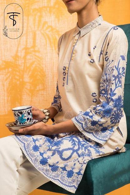 Premium Lawn Shirt (Stitched)-Digital Printed