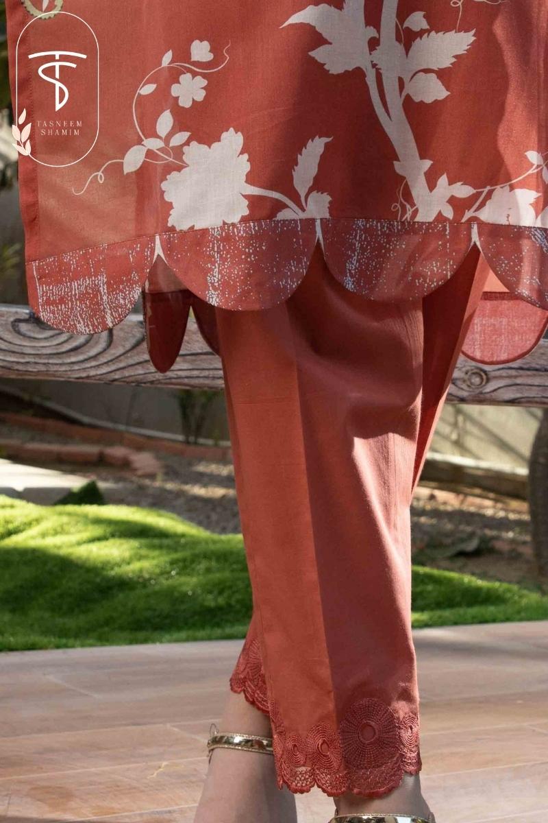 2 Piece Unstitched Luxury Lawn-Digital Printed
