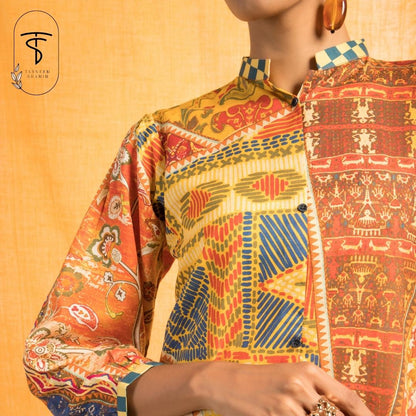 Premium Lawn Shirt (Stitched)-Digital Printed