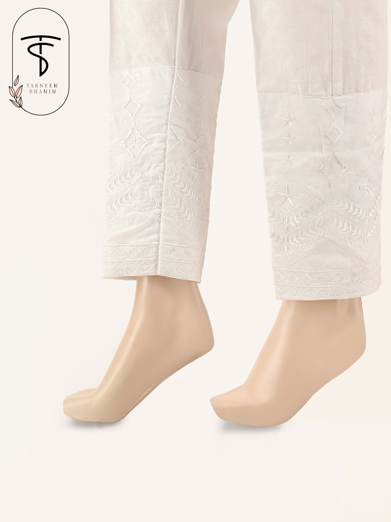 embroidered trousers for ladies