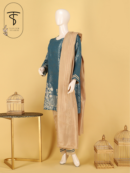Roshnaay Teal Green